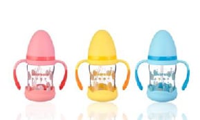 150ml Glass wide neck bottle with silicon base