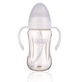 300ml PPSU wide neck bottle with handles