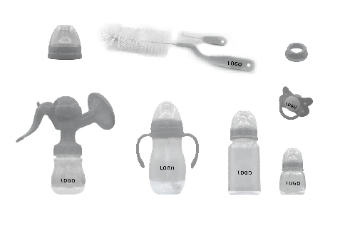 baby feeding bottle set with breast pump