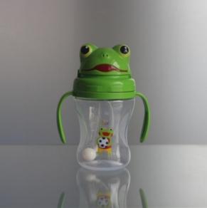 240ml baby sippy cup frog shape