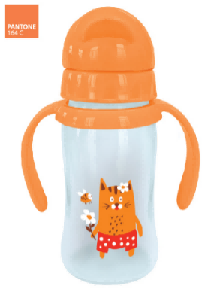 260ml nano silver baby sippy cup penguin shape