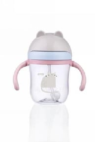 220ml Extra wide neck penguine shape Tritan sippy cup