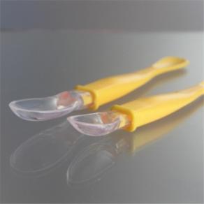 baby silica gel spoon 2pcs/set
