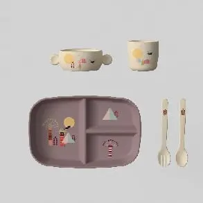 PP Feeding Tabelware Set 5 in 1 2