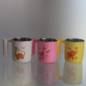 baby stainless steel brush cup
