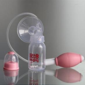 Breast pump with bottle